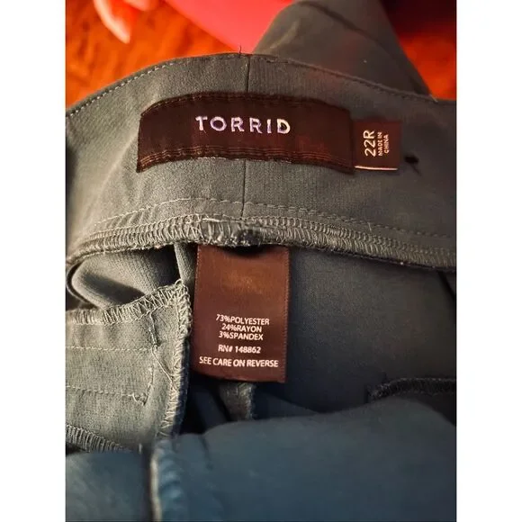 Torrid Wide Leg Trouser 22R - Picture 6 of 6